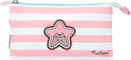 Pusheen Etui Rose Collection Meisjes 21 X 12 Cm Synthetisch Roze