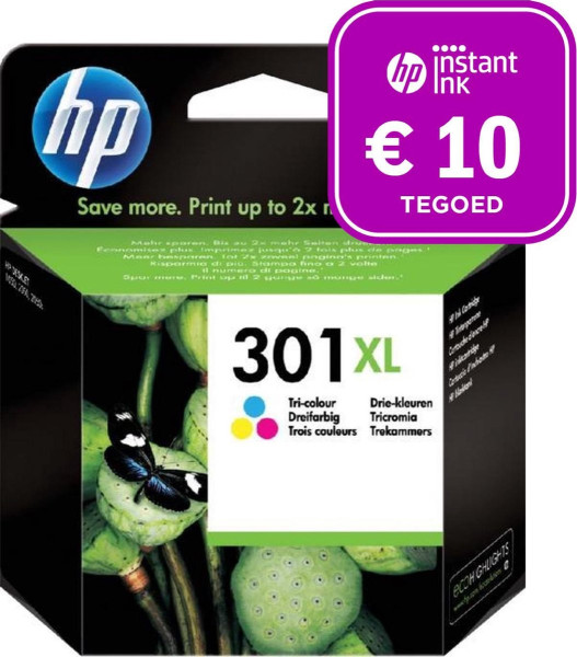 HP - Inktcartridge kleur + Instant Ink tegoed | Outlet