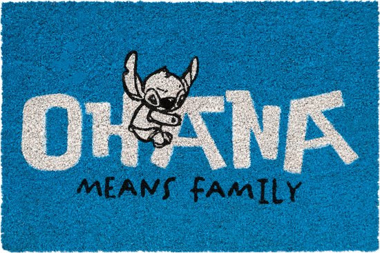 STITCH Ohana Blue Doormat 60x40 cm