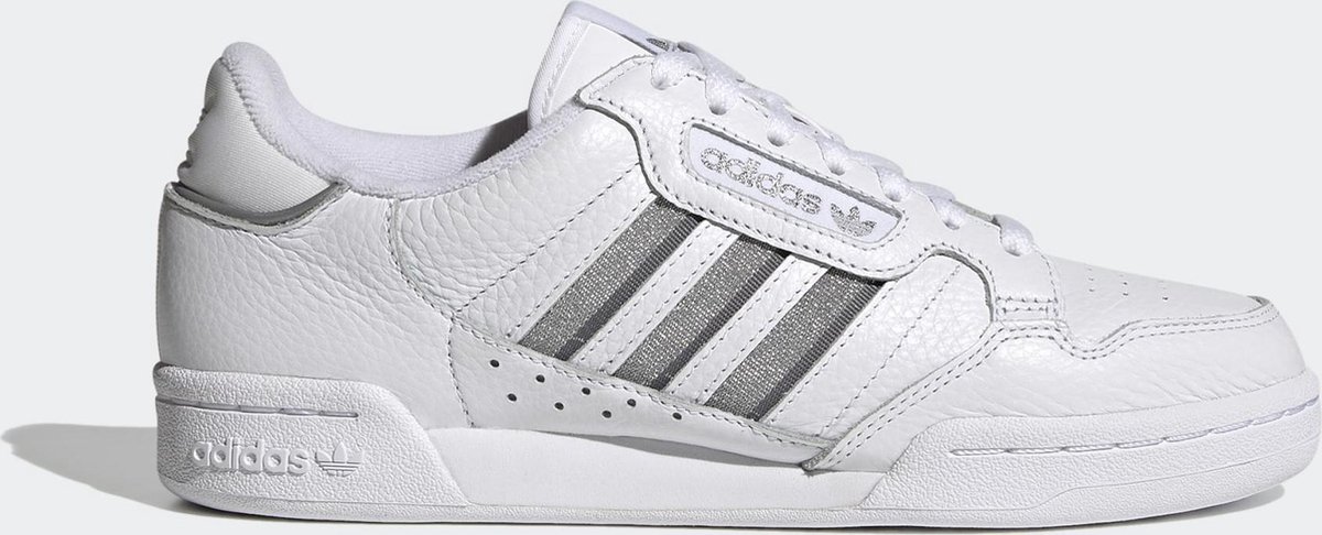 adidas - maat 40- Continental 80 Stripes W Dames Sneakers - White-Grey Outlet