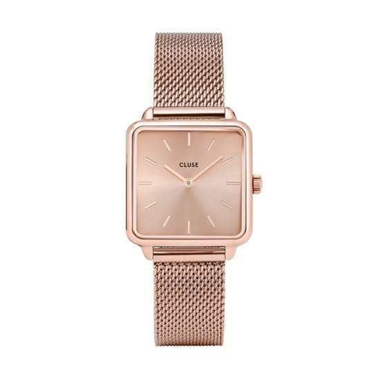 Cluse La Tétragone Mesh Full Rose Gold Colour