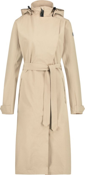 Trench Coat - S - Long Regenjas Urban Outdoor Dames - Beige