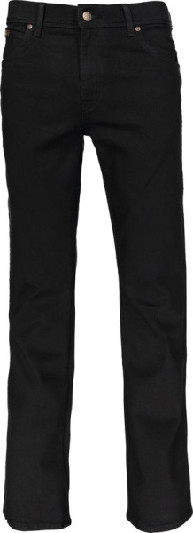 WRANGLER - 31/34 - TEXAS BLACK OVERDYE AUTHENTIC STRAIGHT JEANS-HEREN