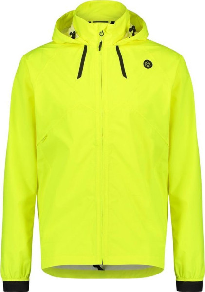 AGU Maat M Compact Regenjas Commuter Heren - Neon Geel