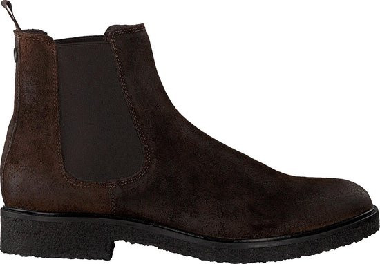 Goosecraft Heren Chelsea Boots -maat 44- Chet Crepe Chelsea - Bruin