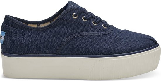 Toms - 42 - Cordones Boardwalk Dames Sneakers - Navy - Maat 42