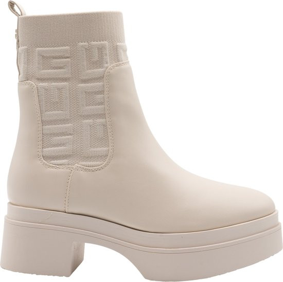 Guess - Maat 40 - Keanna Chelsea boots - Enkellaarsjes - Dames - Wit