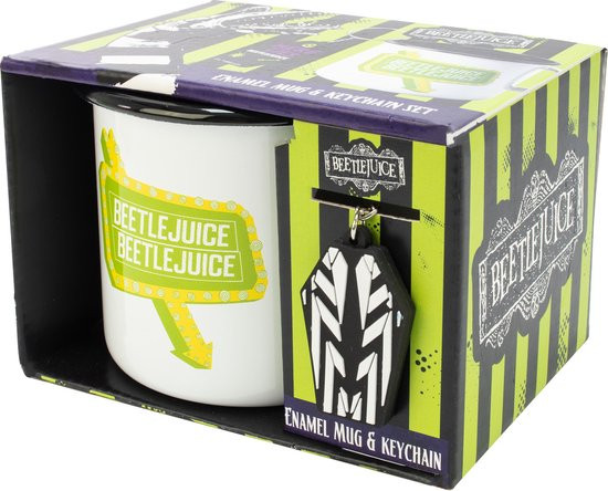 Beetlejuice - Enamel Mug & Keyring