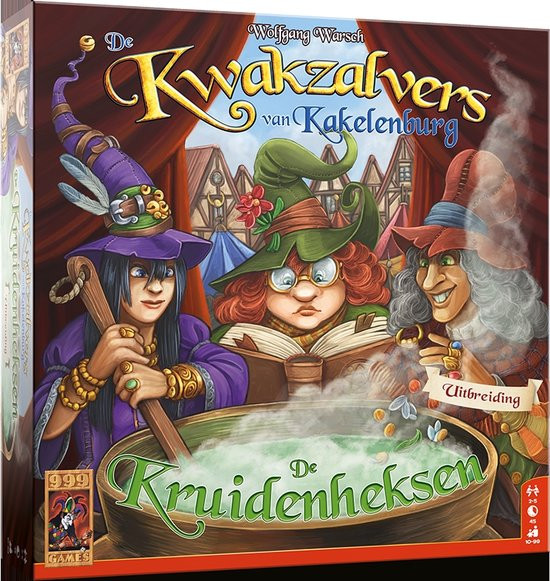 999 Games - De Kwakzalvers van Kakelenburg: De Kruidenheksen - Uitbreiding - Bordspel