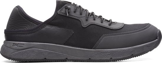 Clarks - Maat 40 - Davis Low Heren Sneakers - Black Combi