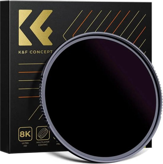 K&F Concept 72mm ND100000 Nano-X MRC zonnefilter nd solar filter zonsverduistering grijsfilter 16.6