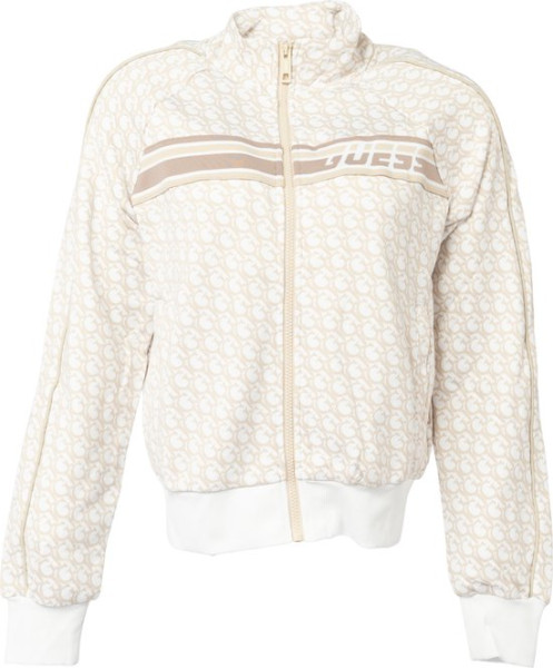 Guess - Maat XS - Brianna Zip Jacket Dames Vest - Beige