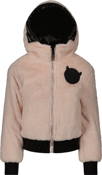 SuperRebel - maat 140 - CRUSH girls reversible fur/metal jas