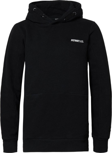 Petrol Industries - Maat 164- Jongens Hoodie Met Subtiel Logo - Zwart