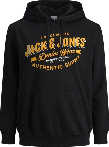 JACK&JONES - Maat EU5XL US3XL - PLUS SIZE JJELOGO SWEAT HOOD 2 COL 21/22 PS Heren Trui