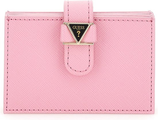 Guess Card Case Keyring Dames Portemonnee - Roze