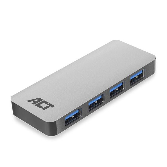 ACT USB hub 3.0, 4 poorts USB-A, externe voeding AC6120