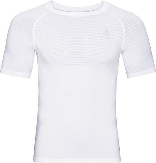 Odlo Bl Top Crew Neck S/S Performance Light - XL - Heren Sportshirt - White