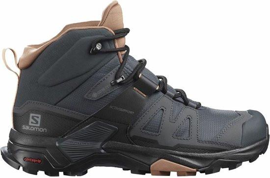 Salomon X Ultra 4 - maat 39 1/3 - Mid GTX W Dames Wandelschoenen - Donkergrijs