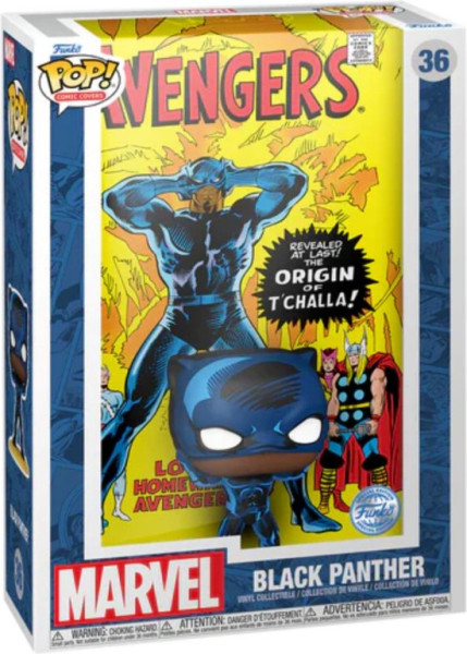 Funko Pop #36 Funko POP! Comic Cover: Black Panther Avengers Exclusive