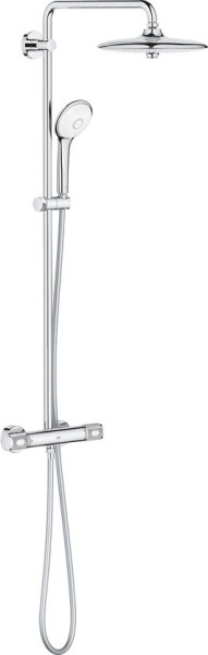 GROHE Euphoria Regendoucheset Opbouw- hoofddouche 26cm - massage handdouche rond - thermostatisch -