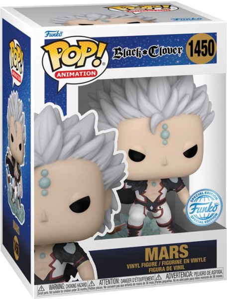 Funko Pop #1450 Black Clover - Mars with Book Exclusive