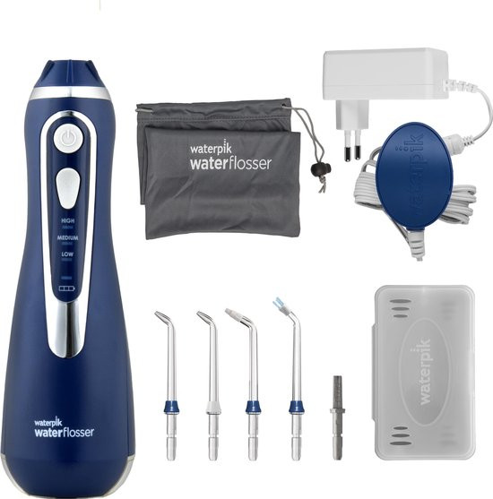 Waterpik Cordless Advanced WP 563 - Flosapparaat - Blauw