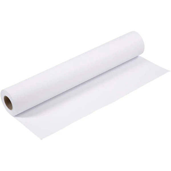 Tekenpapier, wit, B: 61 cm, 80 g, 50 m/ 1 rol