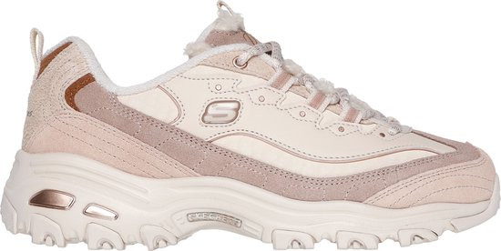 Skechers D'Lites - mt 40 - Cold Days Dames Sneakers - Zand/Crème