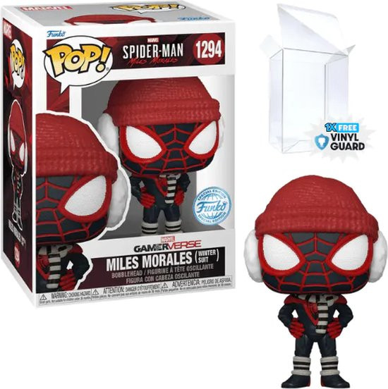 Funko Pop! #1294 Marvel: Spider-man Miles Morales (Winter Suit) - Holliday Kerst - Exclusive special