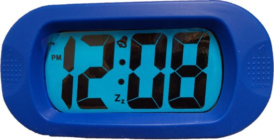 Vergevingsgezind optioneel vocaal Koopjeshoek - Balance Time LCD - Wekker - Rubber - Kobalt Blauw | DGM Outlet