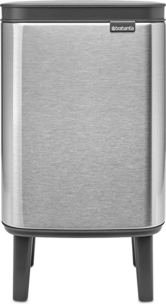 Brabantia Bo Hi Prullenbak - 4 liter - Matt Steel Fingerprint Proof