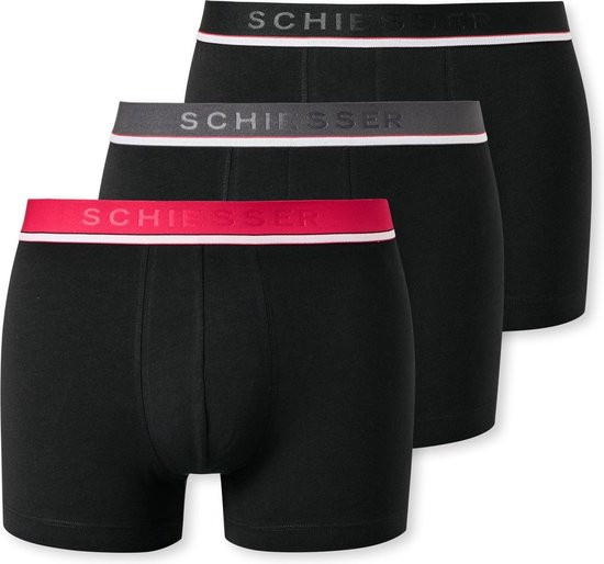 Schiesser - Maat M - 3pack Shorts Heren Onderbroek