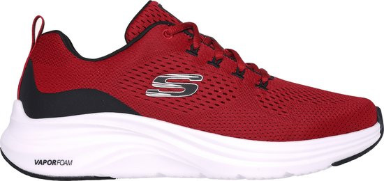 Skechers Vapor Foam - maat 42 - Heren Instappers - Rood/Zwart