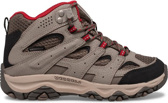 Merrell Moab 3 Mid WP - maat 30 - Wandelschoenen voor Kids - Rood