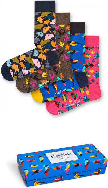 Happy Socks - Gift Box 4-pack Sokken, Forest, Maat 41/46