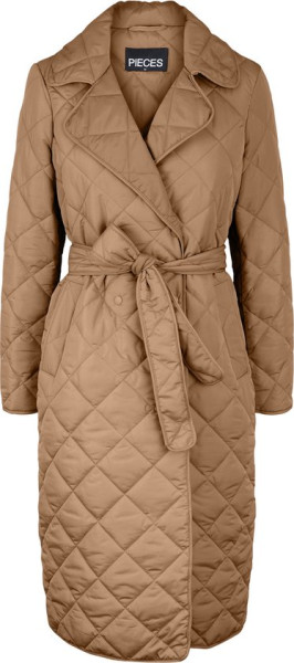 PIECES - Maat XS - PCKRANCISKA QUILTED COAT KAC Dames Gequilte jas