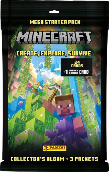 Minecraft Trading Card 3 Mega Starter Pack