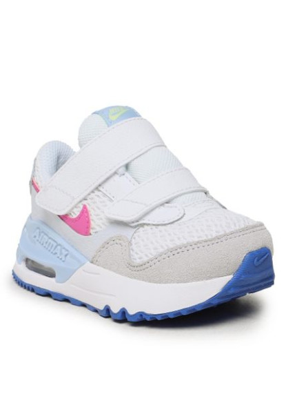 Nike Air Max System Maat 23.5 Meisjes sneakers wit