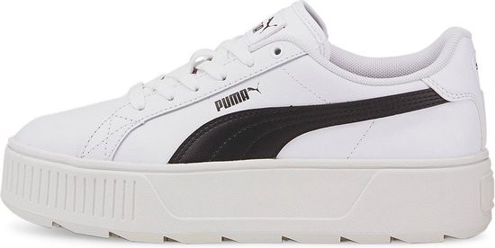 PUMA Karmen L - maat 40 - Dames Sneakers - Puma White-Puma Black