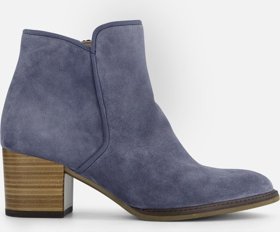 Gabor Enkellaarsjes - maat 39- blauw Suede - Dames