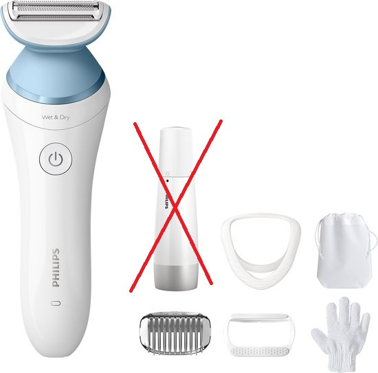 Philips series 8000 BRL166/91 - Ladyshave - Nat en droog