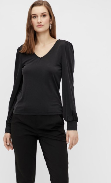 OBJECT - Maat XS - OBJANNIE L/S V-NECK TOP NOOS Dames Top