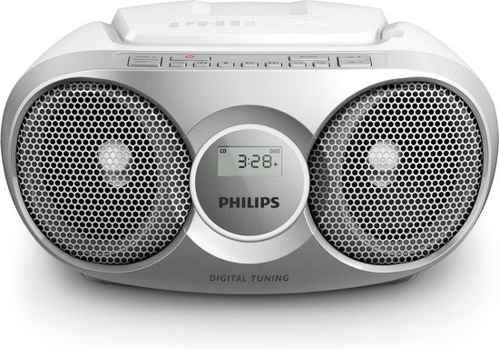 Philips AZ215S - Radio/CD-speler - Grijs