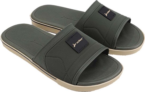 Rider Maat 44 Spin Slide Slippers Heren Beige Green DGM Outlet