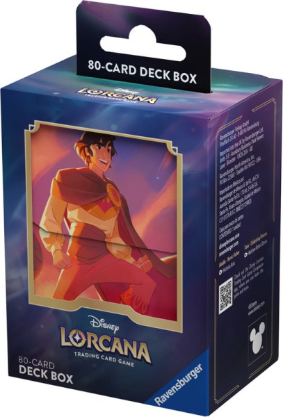 Disney Lorcana TCG - Shimmering Skies - Aladdin 80-Card Deck Box