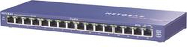 Netgear ProSAFE GS116v2 - Netwerk Switch - Unmanaged - 16 Poorten