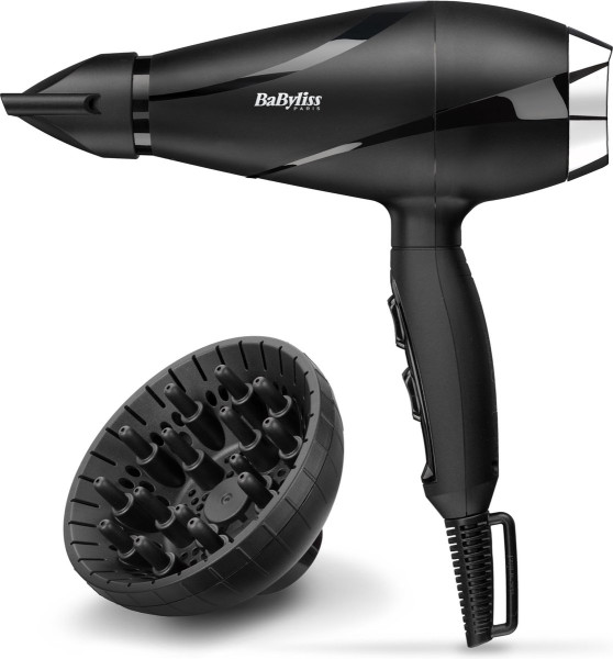 BaByliss Shine Pro 2200W 6713DE Föhn - Diffuser - Coolshot - 2 snelheden en 3 temperatuurinstellinge