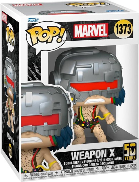 Funko Pop #1373 Pop Marvel: Wolverine 50th – Weapon X - Funko Pop #1373