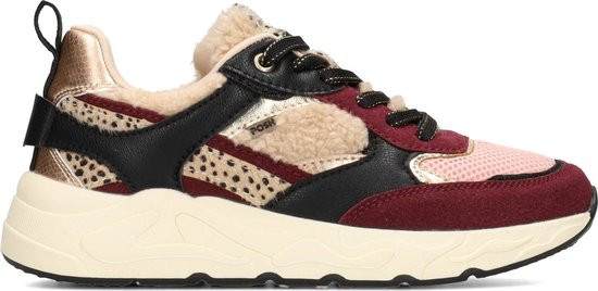 Posh by Poelman MINION - maat 38 - Dames Sneaker - Rood met combinatie